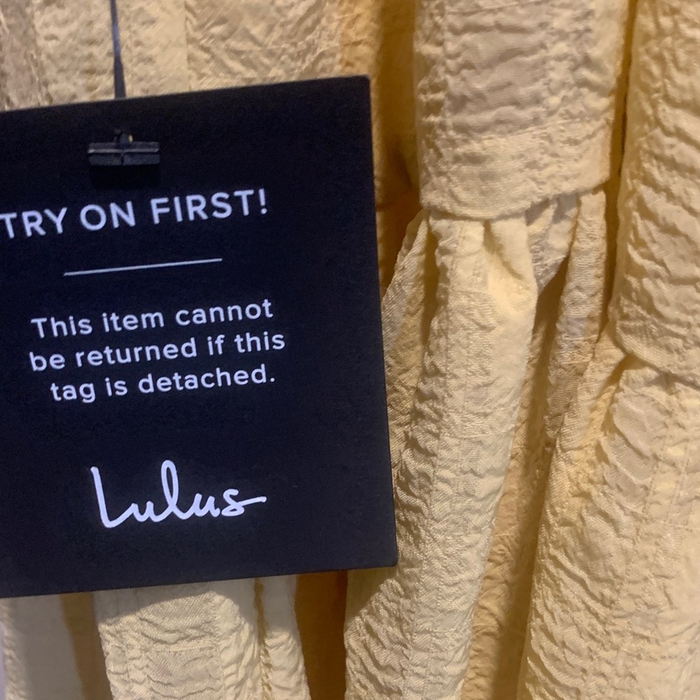 Lulu's Sunny Yellow Midi Dress - Picture 7 of 9